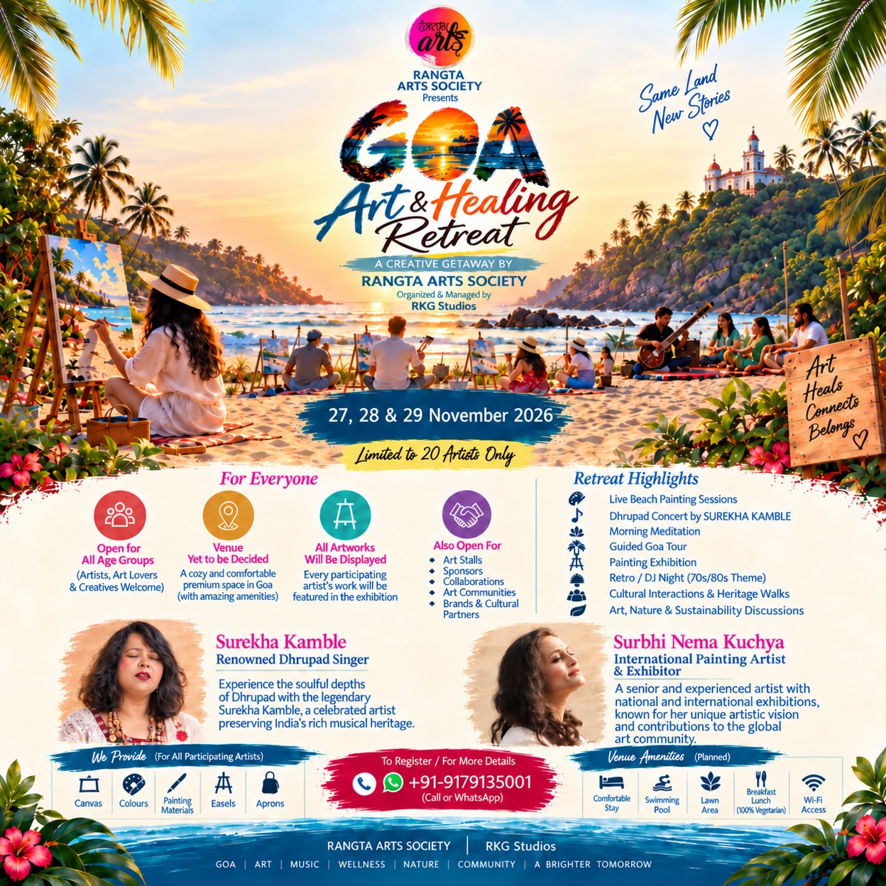 Official Rangta Goa retreat campaign graphic, slide 2